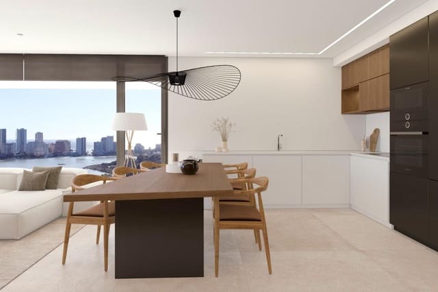 3 Zimmer Penthouse zu verkaufen in Calpe / Calp mit Pool Garage - 1.672.000 € (Ref: 9565506)