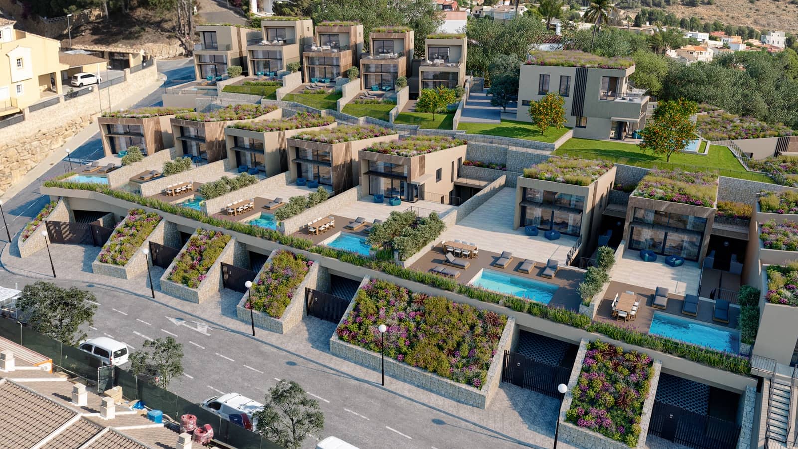 3 Zimmer Villa zu verkaufen in La Nucia mit Pool Garage - 656.217 € (Ref: 9565509)