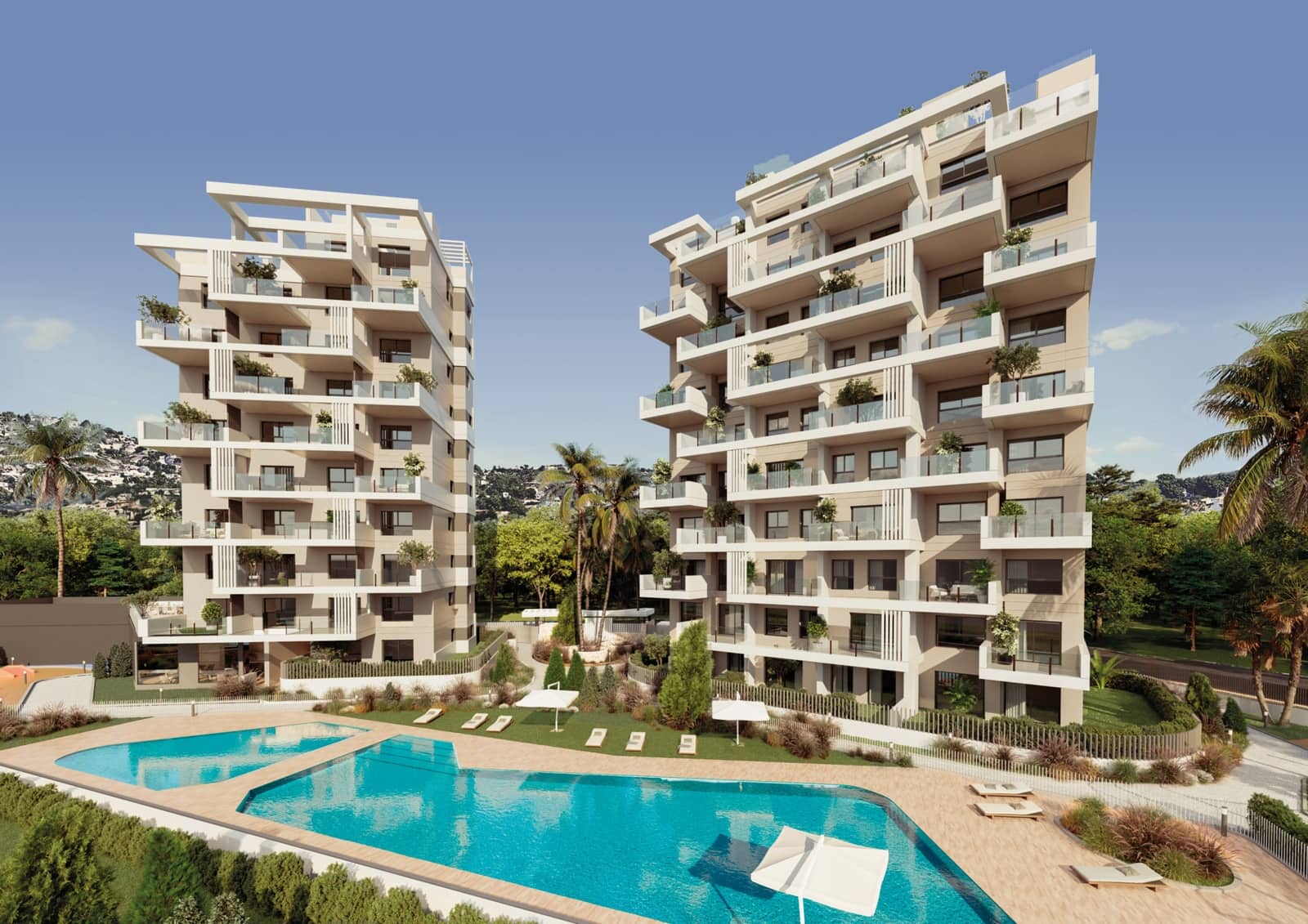 3 makuuhuone Huoneisto myytävänä paikassa Calpe / Calp mukana uima-altaan 
autotalli - 379 800 € (Ref: 9565517)