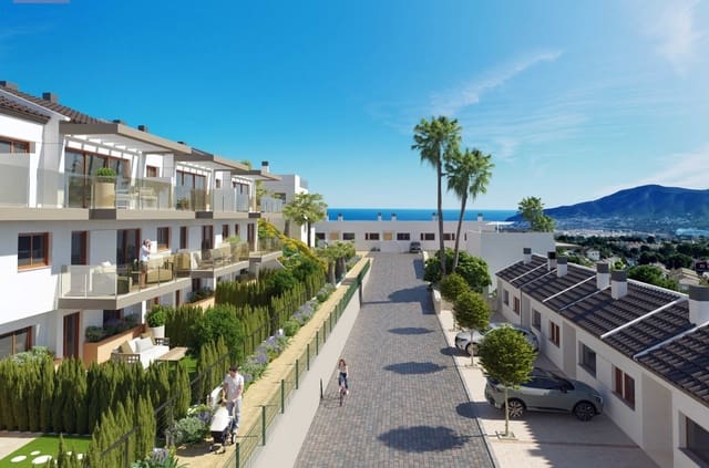 4 chambre Maison de Ville à vendre à La Nucia avec piscine garage - 439 000 € (Ref: 9565535)