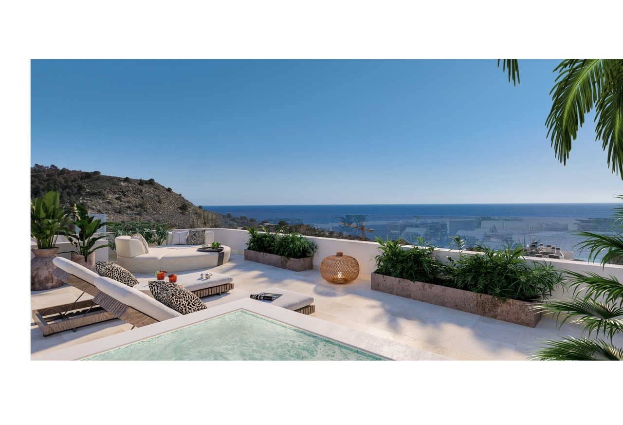 2 Zimmer Apartment zu verkaufen in La Villajoyosa / Vila Joiosa mit Pool - 376.000 € (Ref: 9565538)