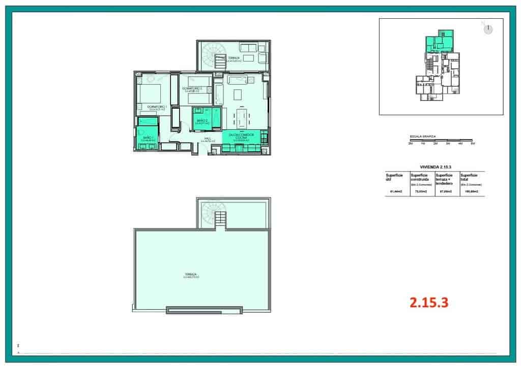 2 Zimmer Penthouse zu verkaufen in Calpe / Calp mit Pool Garage - 559.250 € (Ref: 9565553)