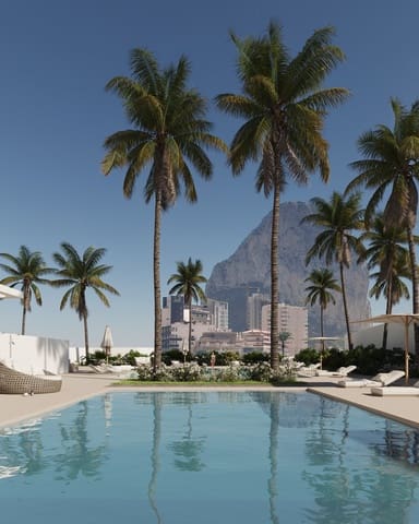 3 Zimmer Apartment zu verkaufen in Calpe / Calp mit Pool Garage - 527.000 € (Ref: 9565555)