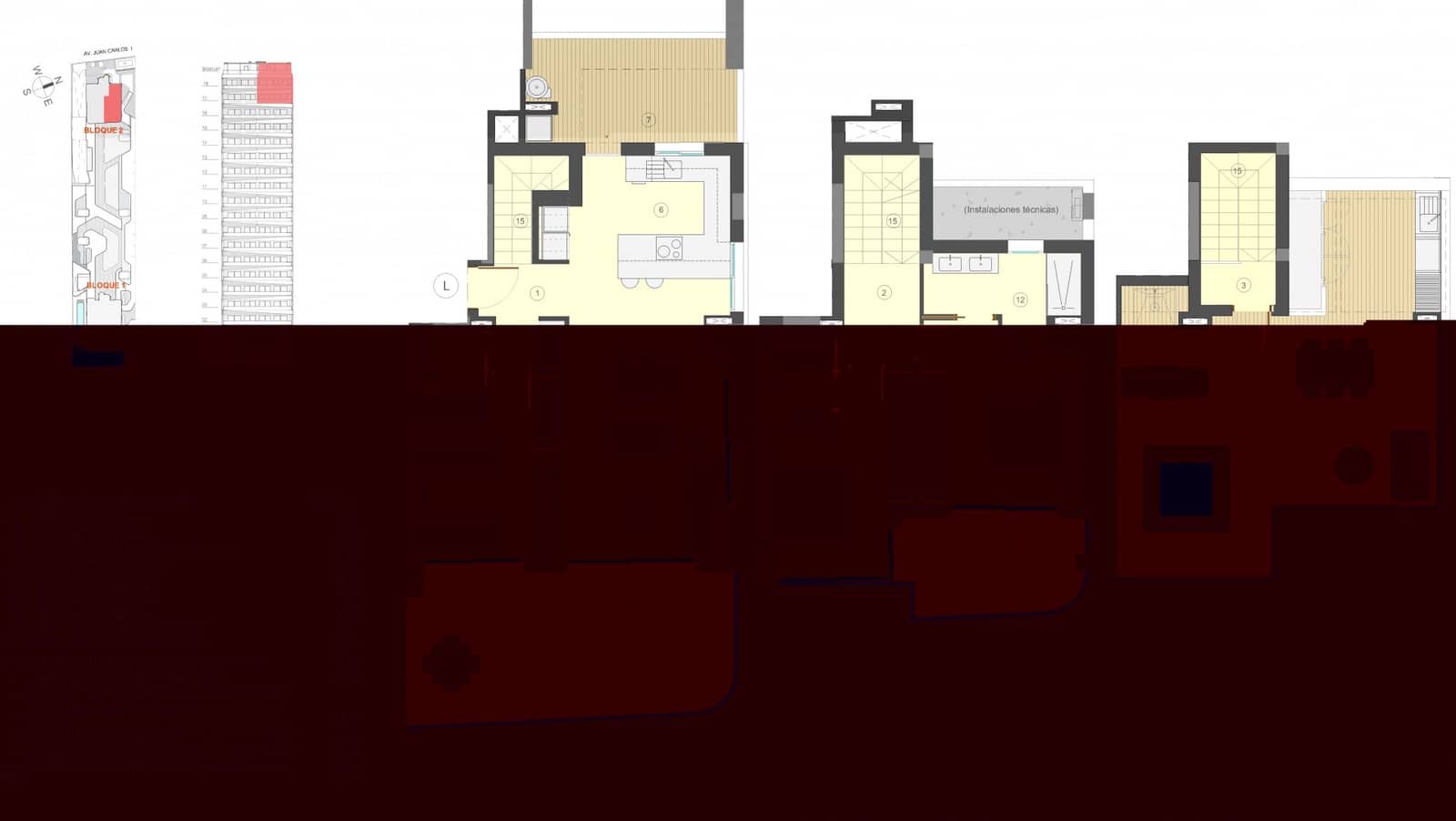 3 soveværelse Penthouse til salg i Calpe / Calp med swimmingpool garage - € 1.265.000 (Ref: 9565557)