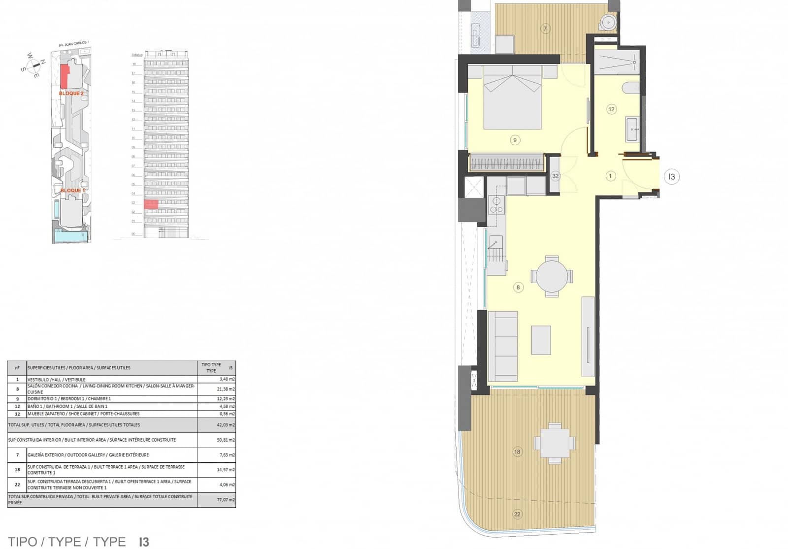 1 chambre Appartement à vendre à Calpe / Calp avec piscine garage - 435 000 € (Ref: 9565558)