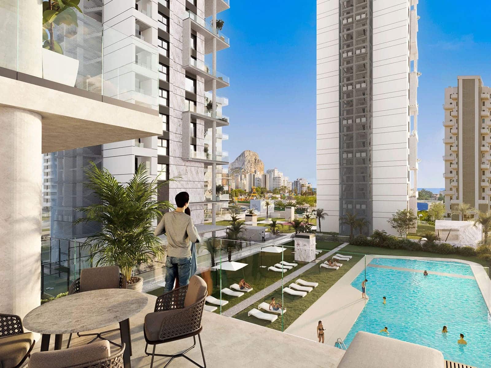 Apartamento de 3 habitaciones en Calpe / Calp en venta con piscina garaje - 490.000 € (Ref: 9565578)