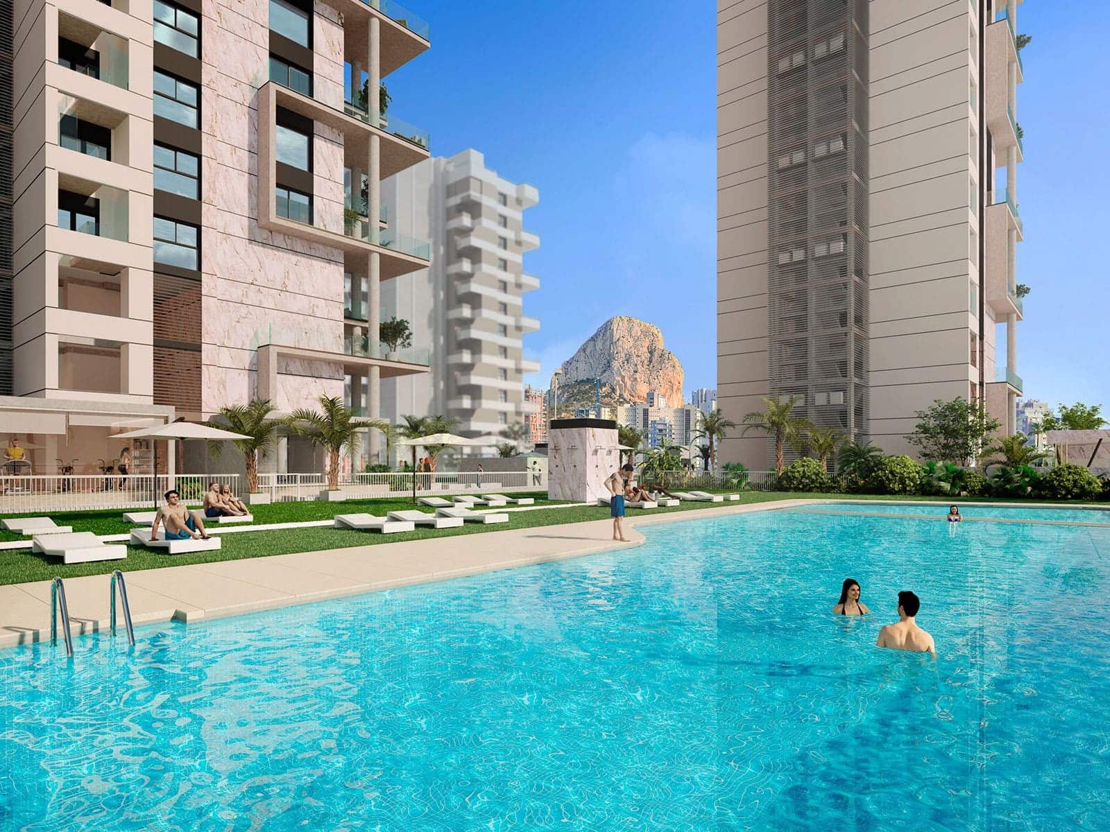 3 soveværelse Lejlighed til salg i Calpe / Calp med swimmingpool garage - € 490.000 (Ref: 9565578)