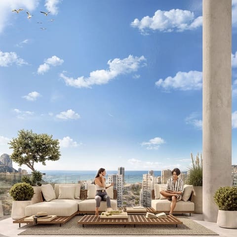 2 sovrum Lägenhet till salu i Calpe / Calp med pool garage - 390 000 € (Ref: 9565580)