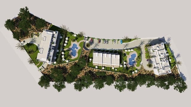 2 makuuhuone Huoneisto myytävänä paikassa Finestrat mukana uima-altaan 
autotalli - 369 000 € (Ref: 9565585)