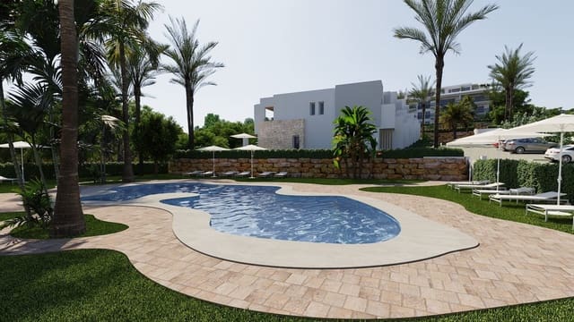 2 makuuhuone Huoneisto myytävänä paikassa Finestrat mukana uima-altaan 
autotalli - 369 000 € (Ref: 9565585)