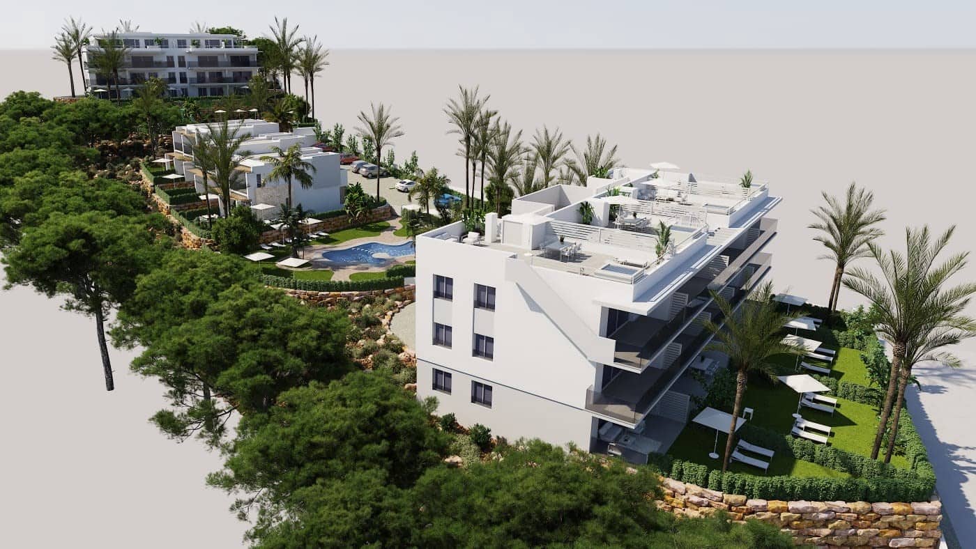 2 sovrum Lägenhet till salu i Finestrat med pool garage - 369 000 € (Ref: 9565585)