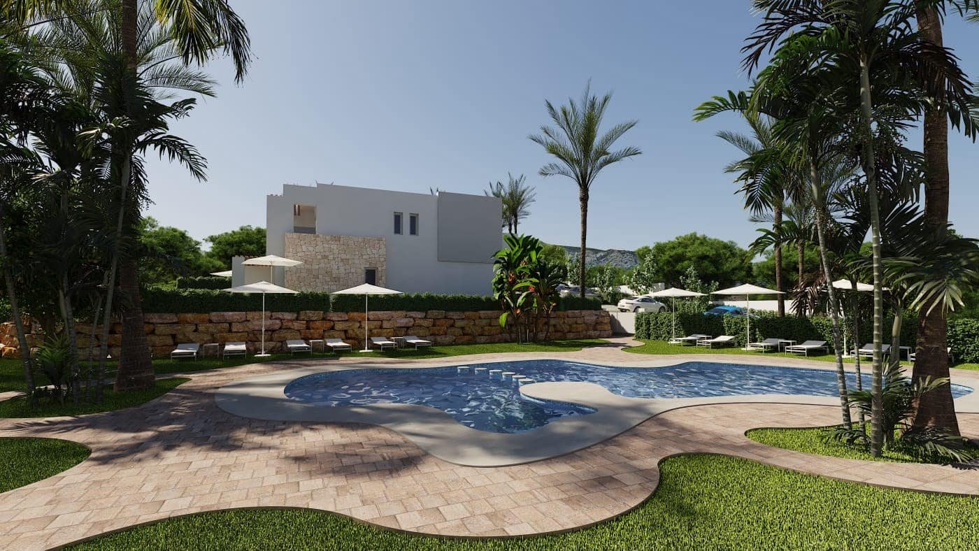 2 sovrum Lägenhet till salu i Finestrat med pool garage - 369 000 € (Ref: 9565585)