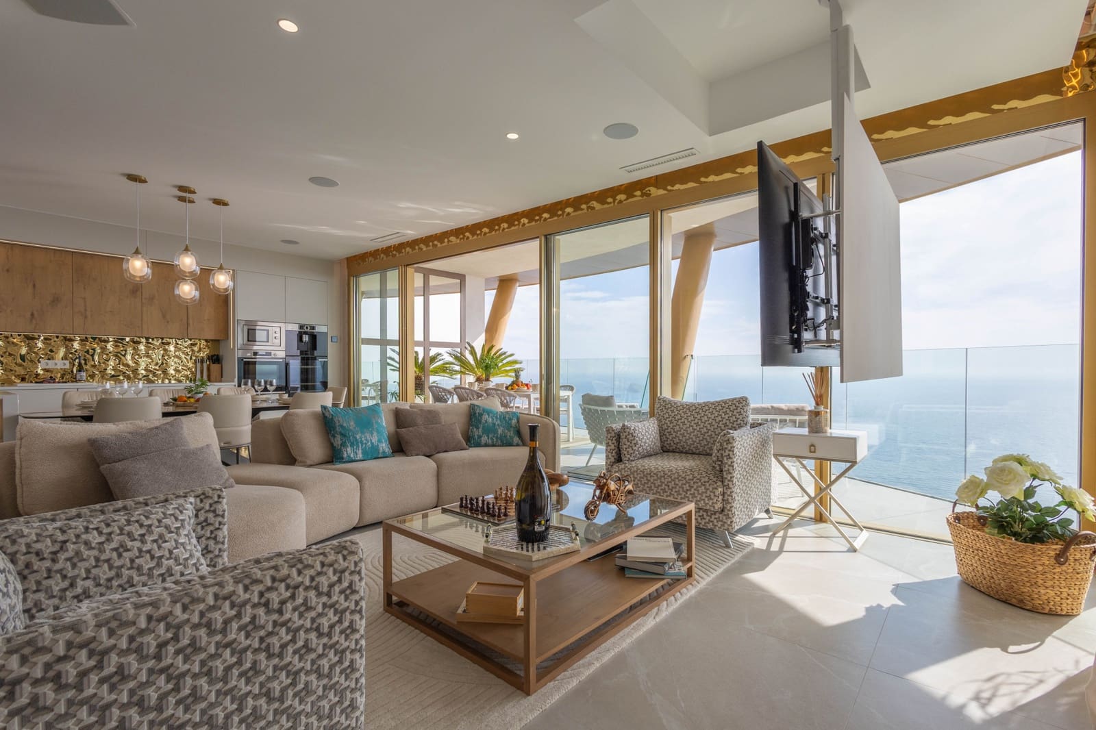 3 quarto Penthouse para venda em Benidorm com piscina garagem - 2 400 000 € (Ref: 9565593)