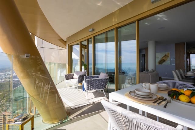 3 sovrum Takvåning till salu i Benidorm med pool garage - 2 400 000 € (Ref: 9565593)