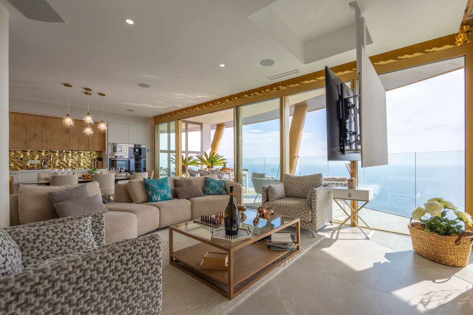 3 soveværelse Penthouse til salg i Benidorm med swimmingpool garage - € 2.400.000 (Ref: 9565593)