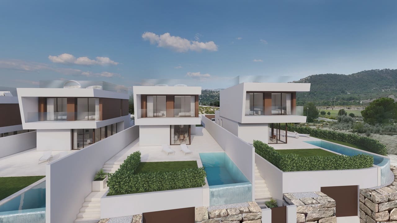 3 bedroom Villa for sale in Finestrat with pool - € 495,000 (Ref: 9565603)