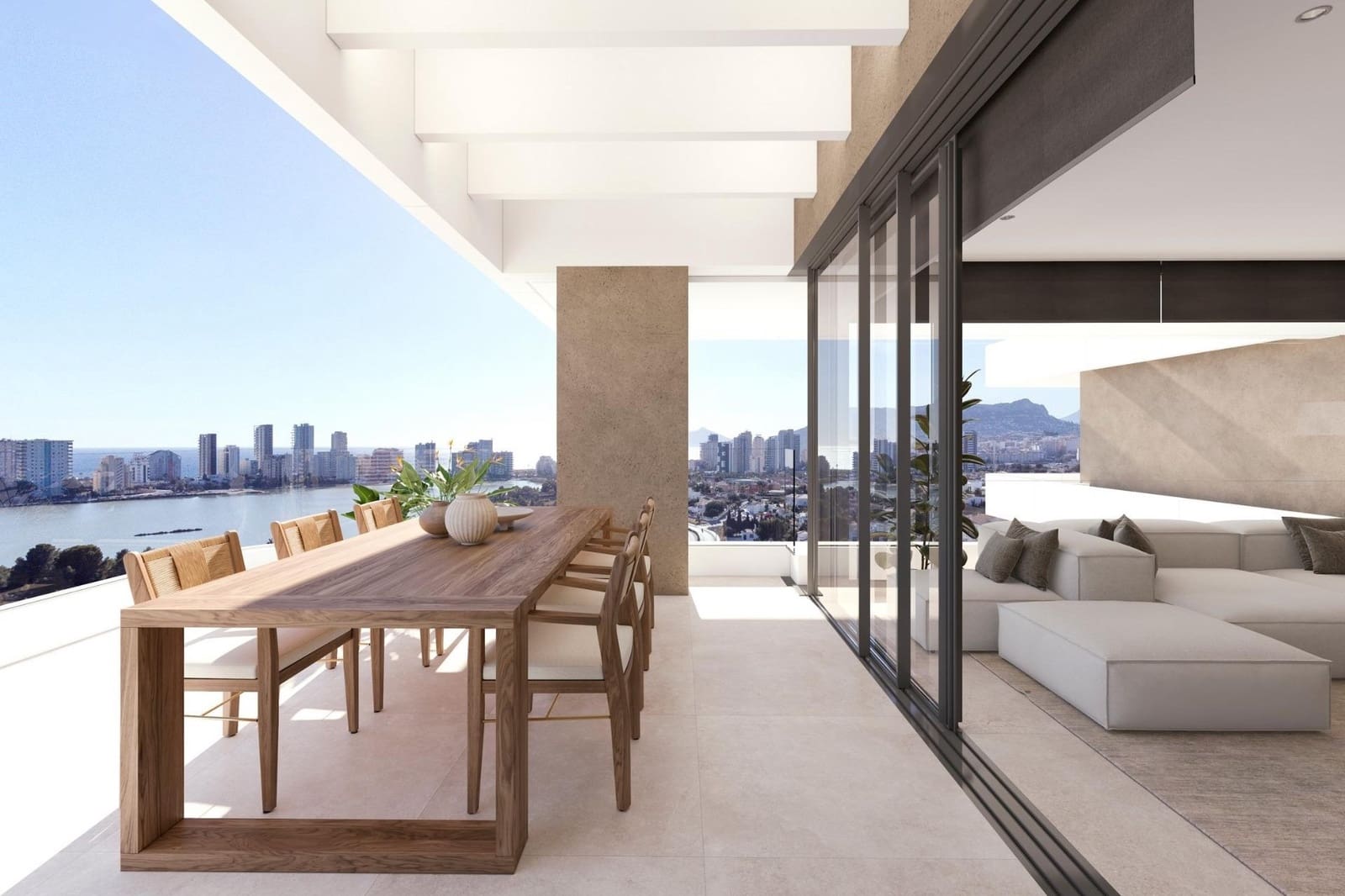 3 sypialnia Apartament na sprzedaż w Calpe / Calp z basenem garażem - 698 000 € (Ref: 9569068)