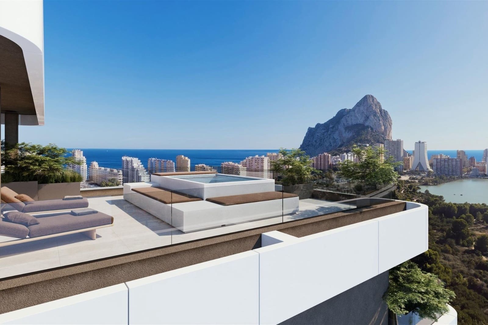 3 sypialnia Apartament na sprzedaż w Calpe / Calp z basenem garażem - 698 000 € (Ref: 9569068)