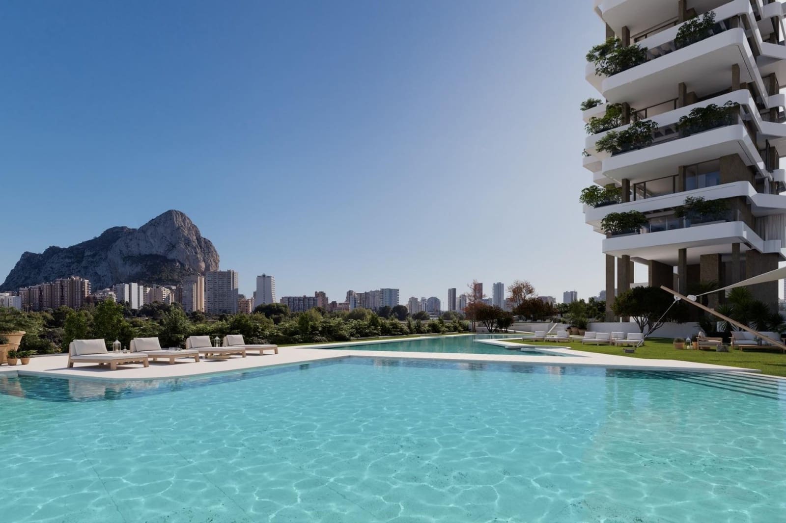 3 sypialnia Apartament na sprzedaż w Calpe / Calp z basenem garażem - 698 000 € (Ref: 9569068)