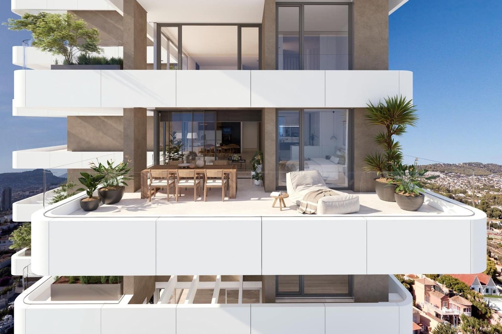 3 sypialnia Apartament na sprzedaż w Calpe / Calp z basenem garażem - 698 000 € (Ref: 9569068)