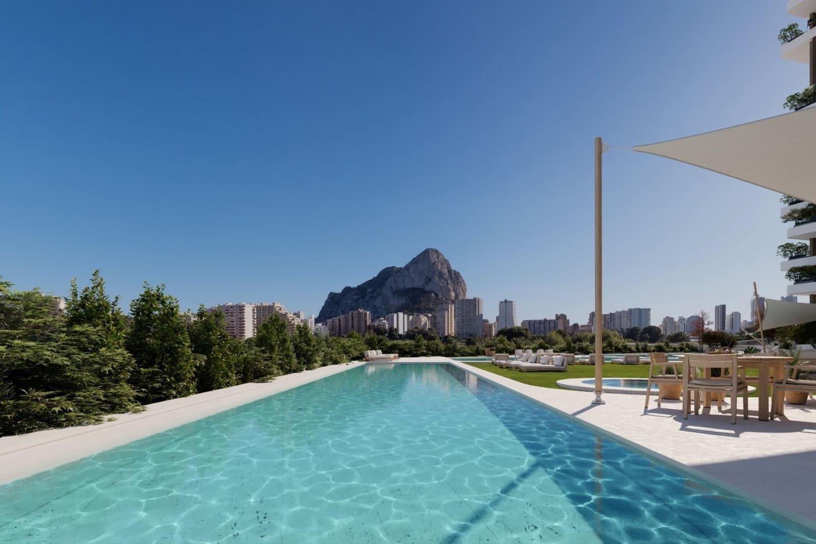 3 sypialnia Apartament na sprzedaż w Calpe / Calp z basenem garażem - 698 000 € (Ref: 9569068)