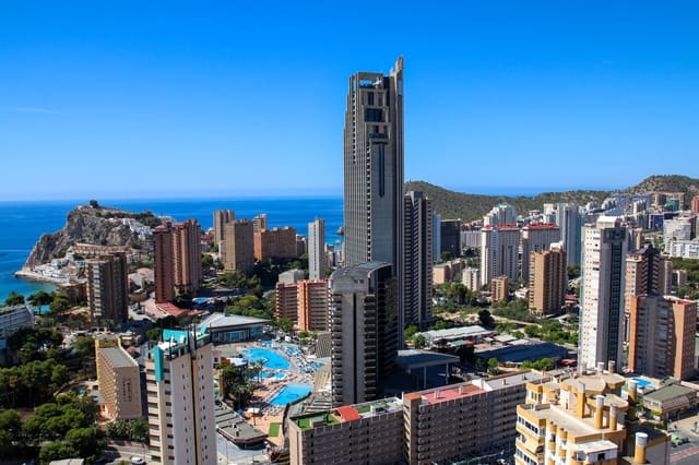 3 makuuhuone Huoneisto myytävänä paikassa Benidorm mukana uima-altaan 
autotalli - 850 000 € (Ref: 9591638)