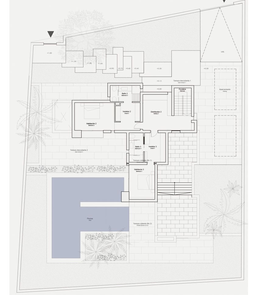 4 makuuhuone Huvila myytävänä paikassa La Nucia mukana uima-altaan 
autotalli - 1 325 000 € (Ref: 9591639)