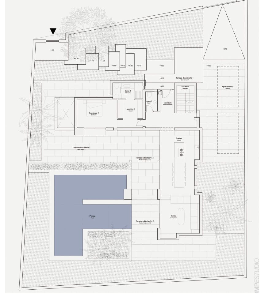 4 makuuhuone Huvila myytävänä paikassa La Nucia mukana uima-altaan 
autotalli - 1 325 000 € (Ref: 9591639)