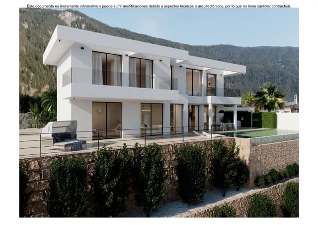 4 sypialnia Willa na sprzedaż w Finestrat z basenem garażem - 2 750 000 € (Ref: 9674566)