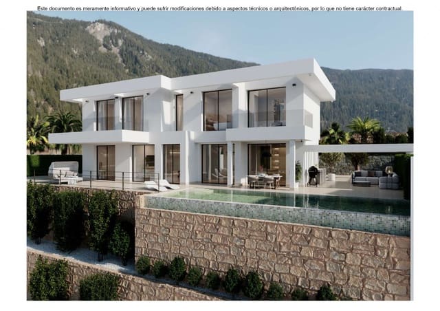 4 sypialnia Willa na sprzedaż w Finestrat z basenem garażem - 2 750 000 € (Ref: 9674566)