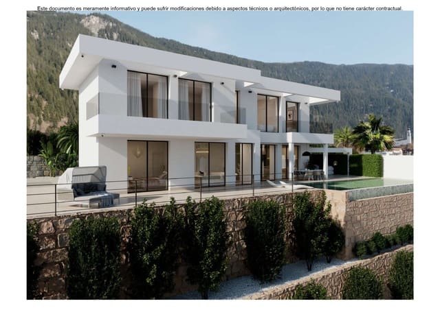 4 chambre Villa/Maison à vendre à Finestrat avec piscine garage - 2 750 000 € (Ref: 9674566)