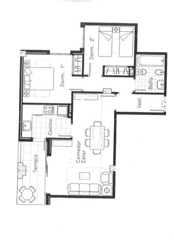 2 soverom Leilighet til salgs i Las Viñas, Guardamar del Segura med garasje - € 174 990 (Ref: 8755778)