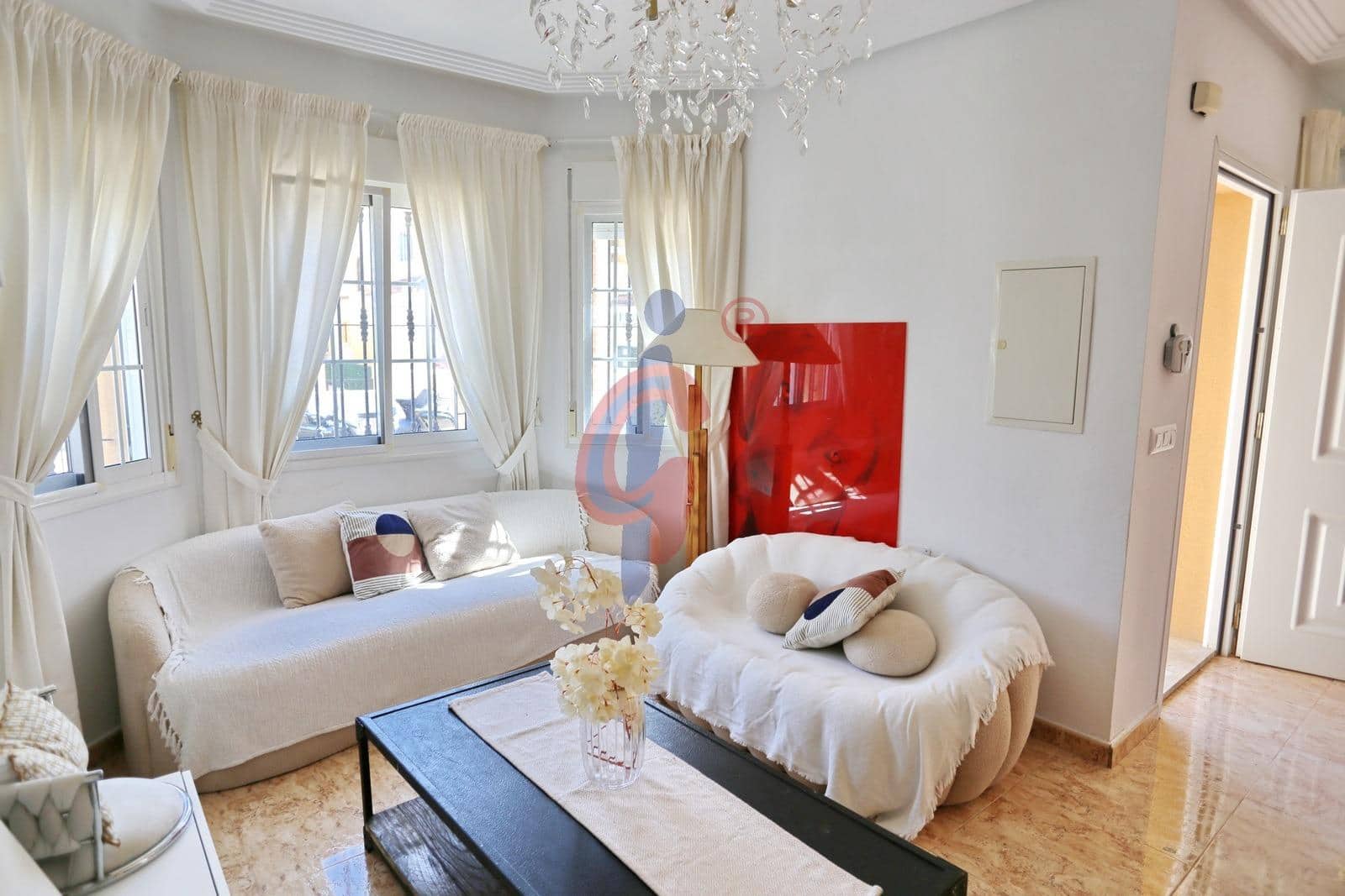 2 makuuhuone Huvila vuokrattavana paikassa Guardamar del Segura mukana uima-altaan 
autotalli - 1 200 € (Ref: 9303662)