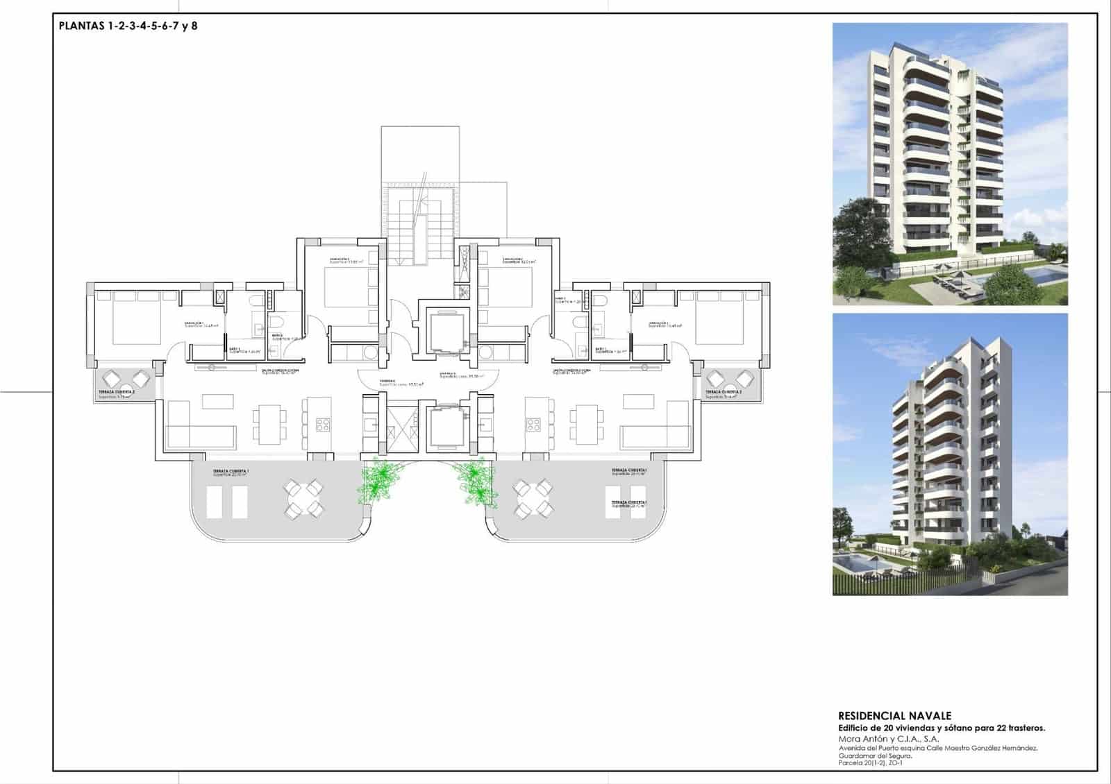 Apartamento de 2 habitaciones en Guardamar del Segura en venta con piscina garaje - 279.000 € (Ref: 9401271)