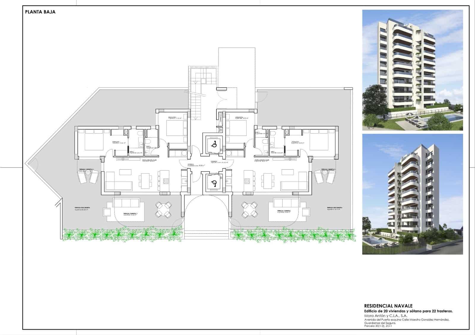 Apartamento de 2 habitaciones en Guardamar del Segura en venta con piscina garaje - 279.000 € (Ref: 9401271)