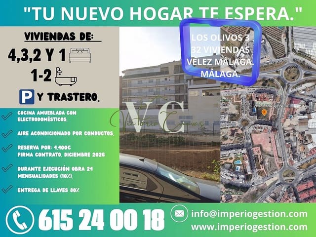 Apartment for sale in Vélez-Málaga with pool - € 219,950 (Ref: 8579142)