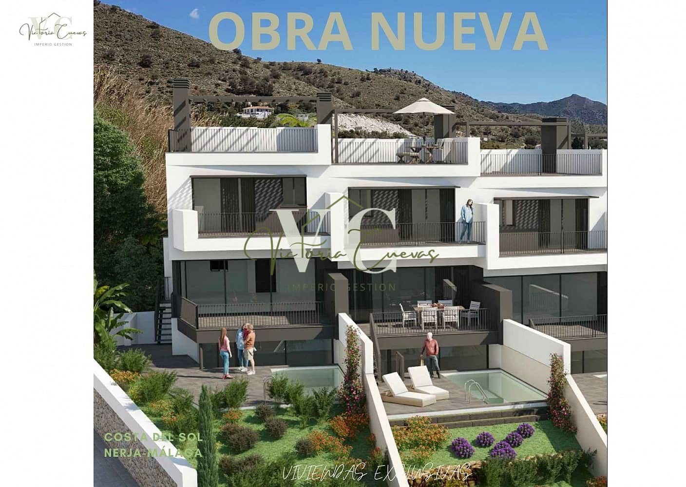 4 soveværelse Villa til salg i Nerja med swimmingpool - € 750.000 (Ref: 8714907)
