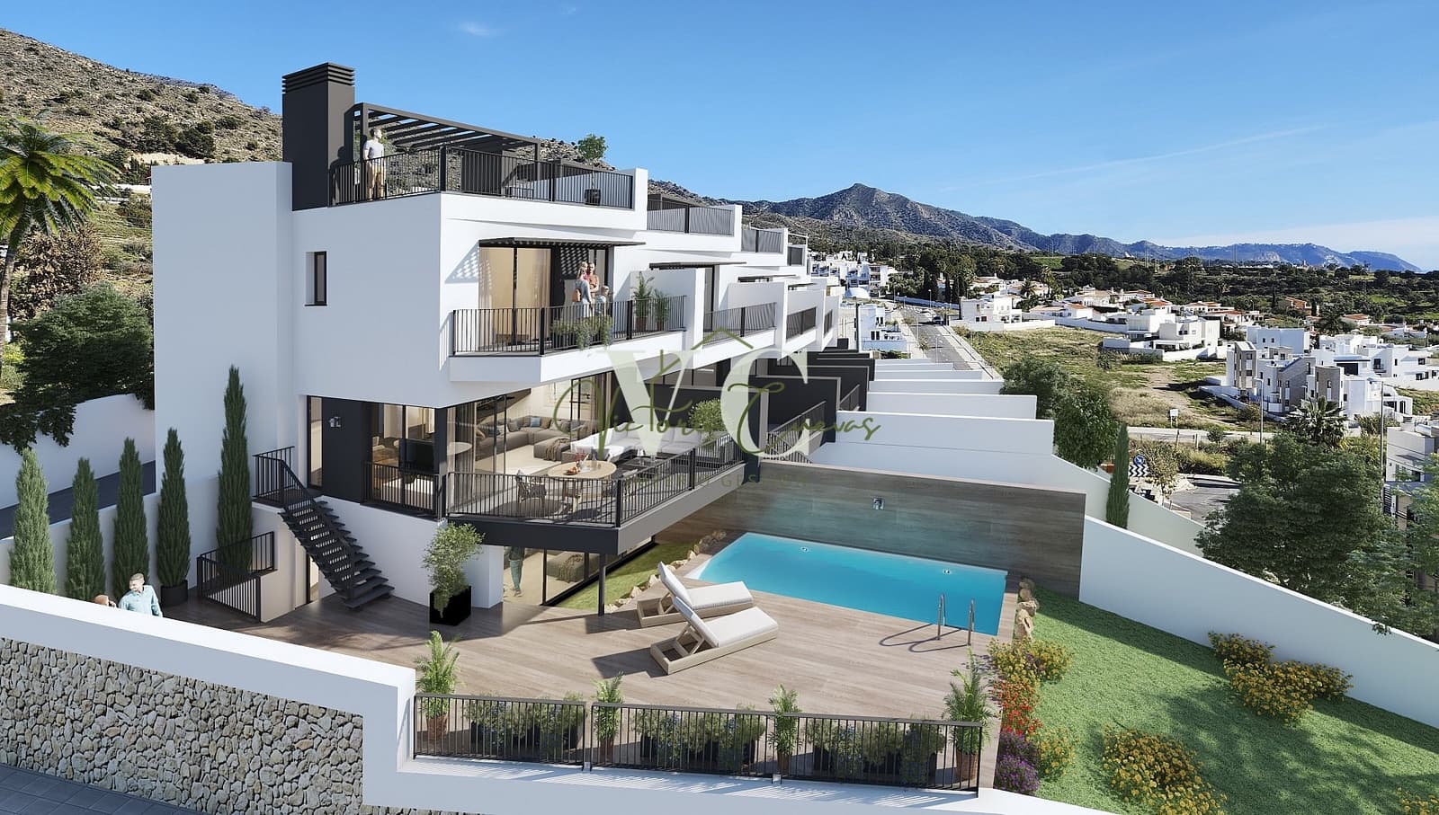4 soveværelse Villa til salg i Nerja med swimmingpool - € 750.000 (Ref: 8714907)