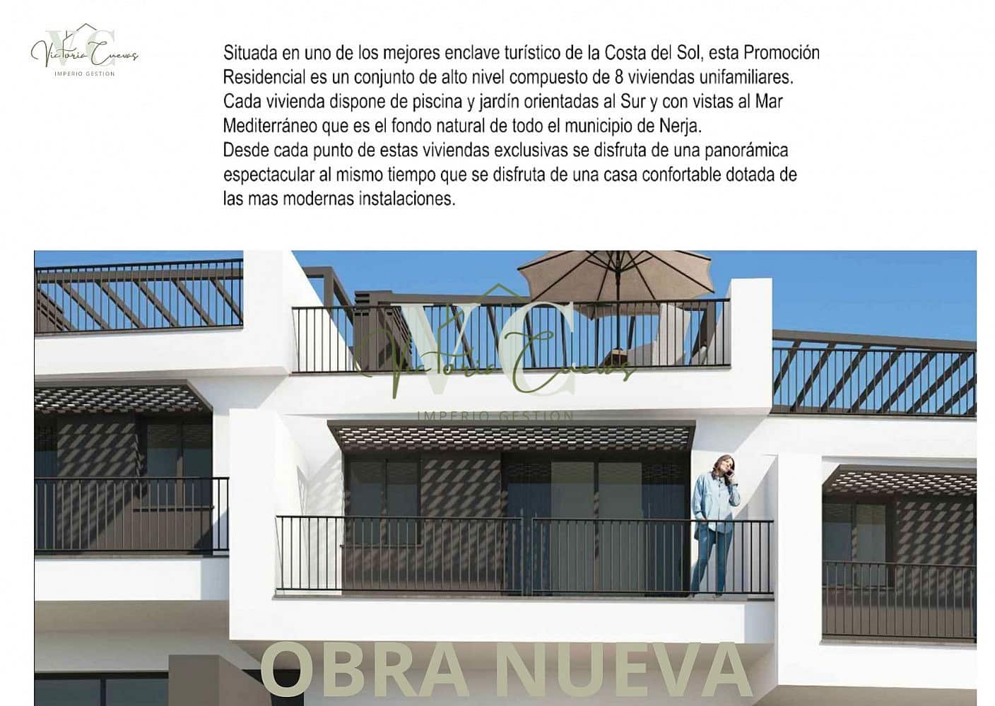 4 soveværelse Rækkehus til salg i Nerja med swimmingpool - € 650.000 (Ref: 8716391)