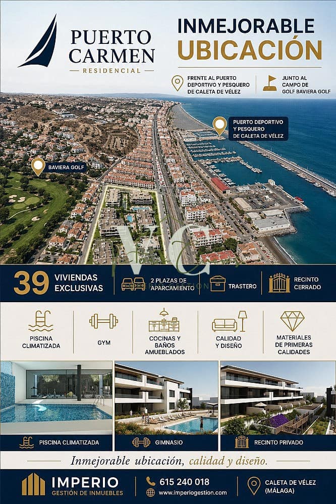 3 bedroom Apartment for sale in Caleta de Velez with pool - € 560,000 (Ref: 9981491)