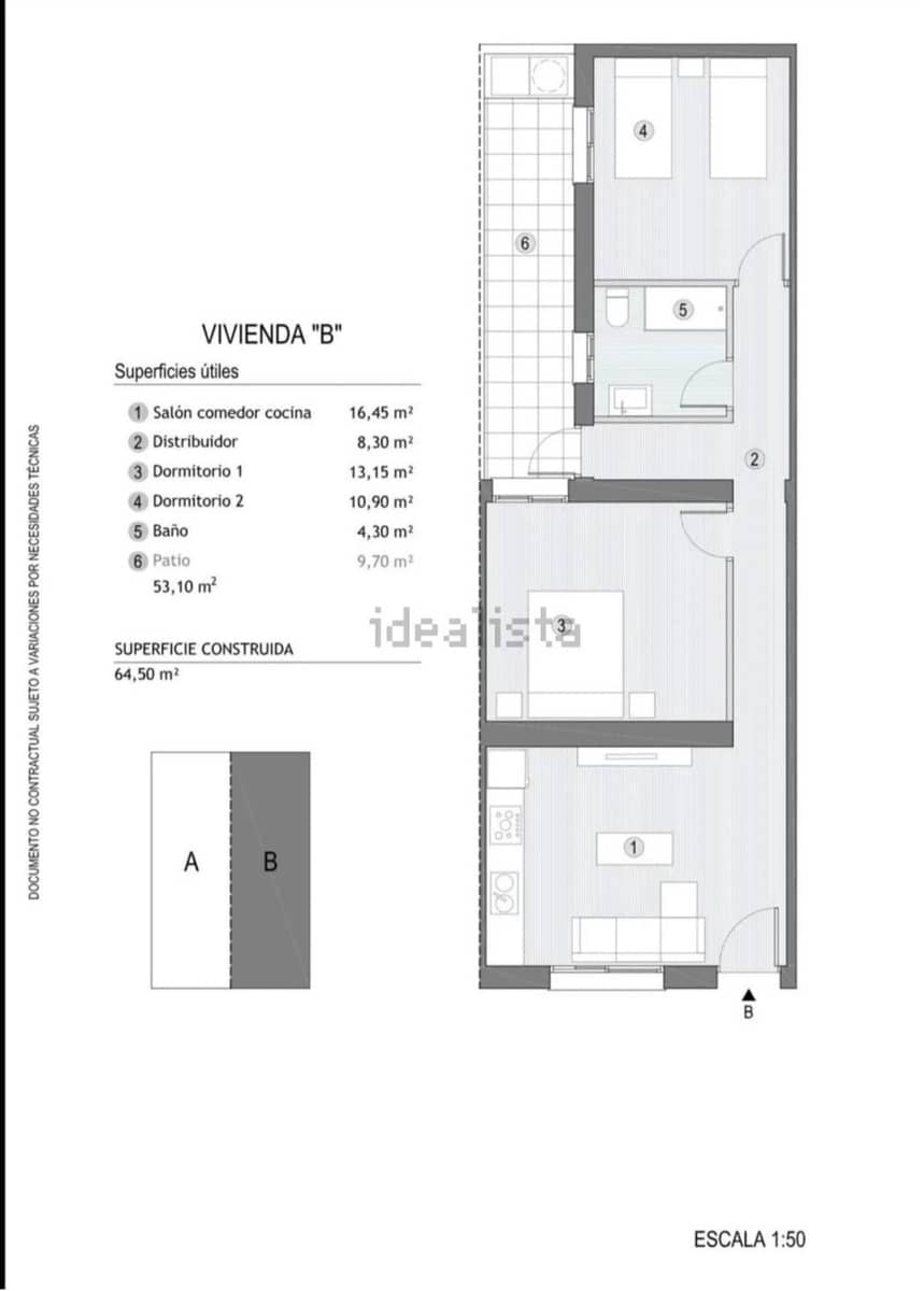 2 soverom Leilighet til salgs i Puerto de Mazarron - € 144 000 (Ref: 10173942)