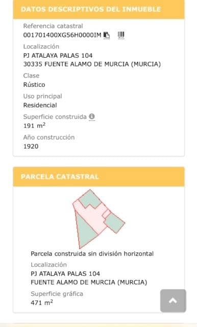 3 camera da letto Finca/Casa di Campagna in vendita in Las Palas - 120.000 € (Rif: 8676070)