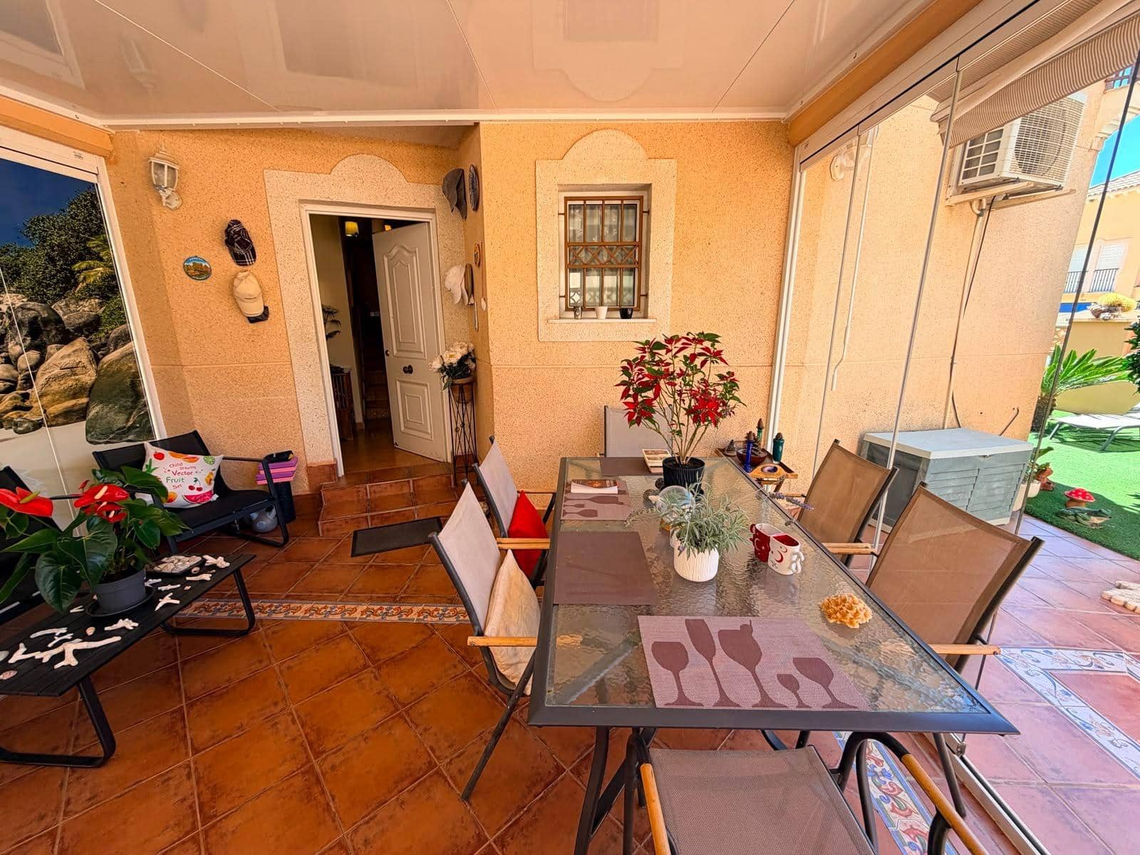 5 chambre Villa/Maison Semi-Mitoyenne à vendre à Puerto de Mazarron avec piscine garage - 299 000 € (Ref: 9089678)
