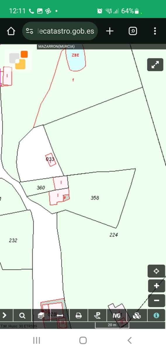 4 soveværelse Finca/Landehus til salg i Puerto de Mazarron med garage - € 80.000 (Ref: 9114028)