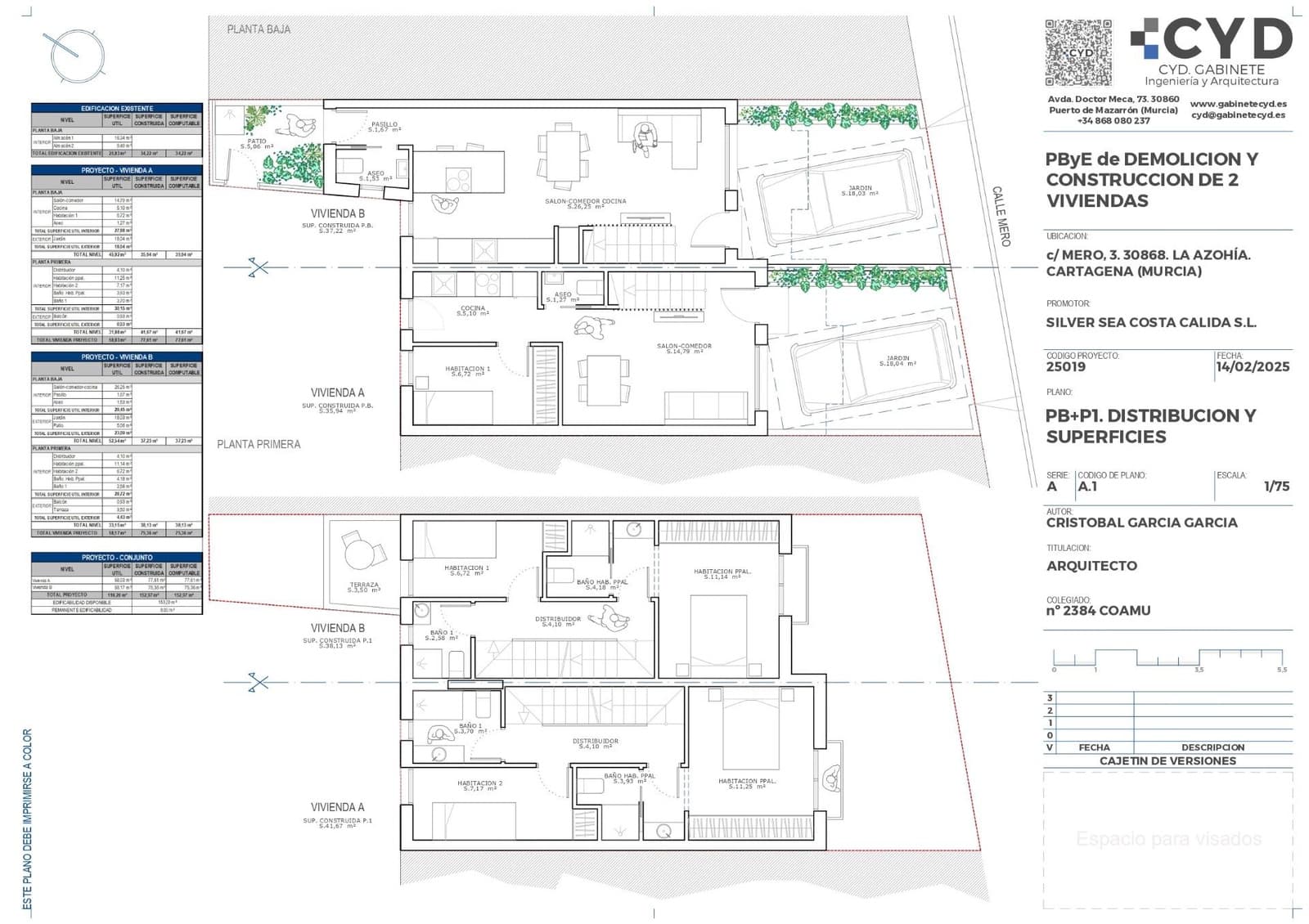 3 soveværelse Lejlighed til salg i La Azohia - € 295.000 (Ref: 9303415)
