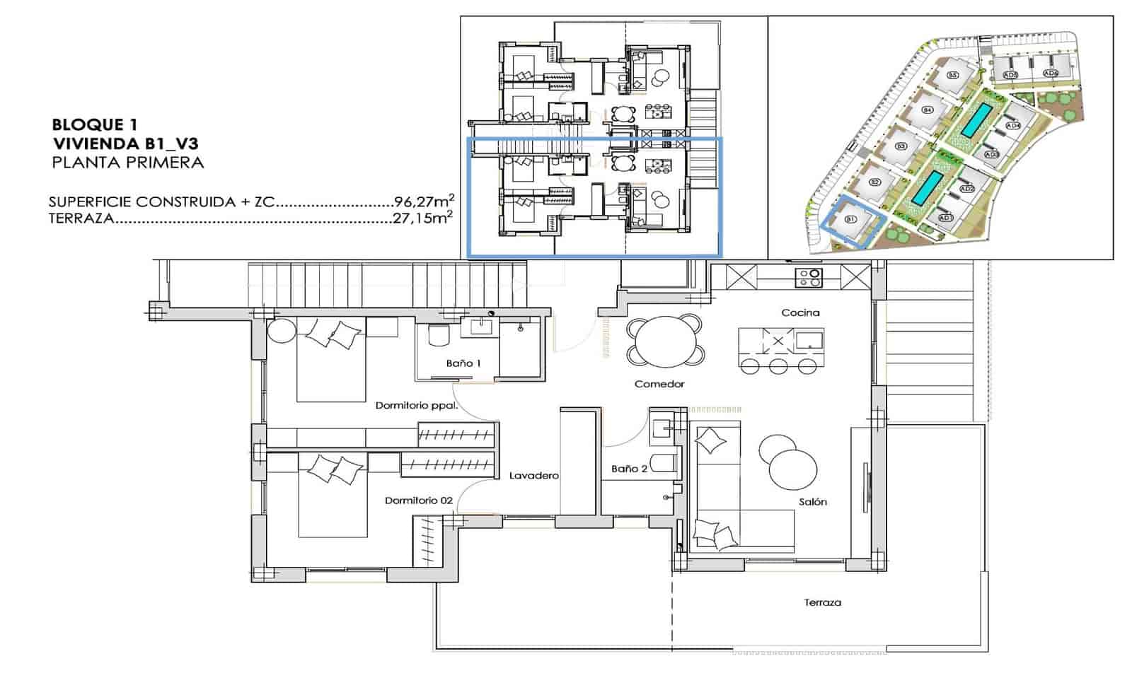 2 camera da letto Appartamento in vendita in Torre-Pacheco con piscina garage - 315.900 € (Rif: 10002407)