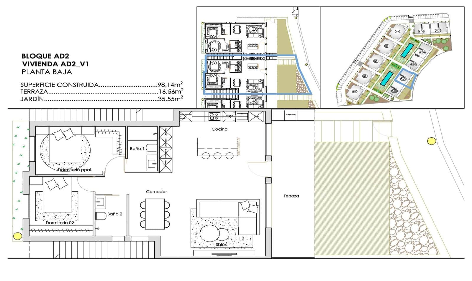 2 soveværelse Lejlighed til salg i Torre-Pacheco med swimmingpool garage - € 334.900 (Ref: 10002409)