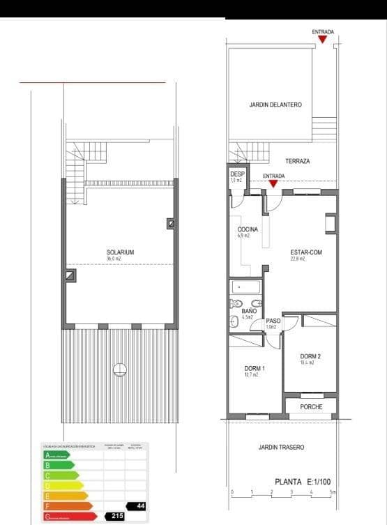 2 sovrum Bungalow till salu i Orihuela Costa med pool - 215 000 € (Ref: 10063251)