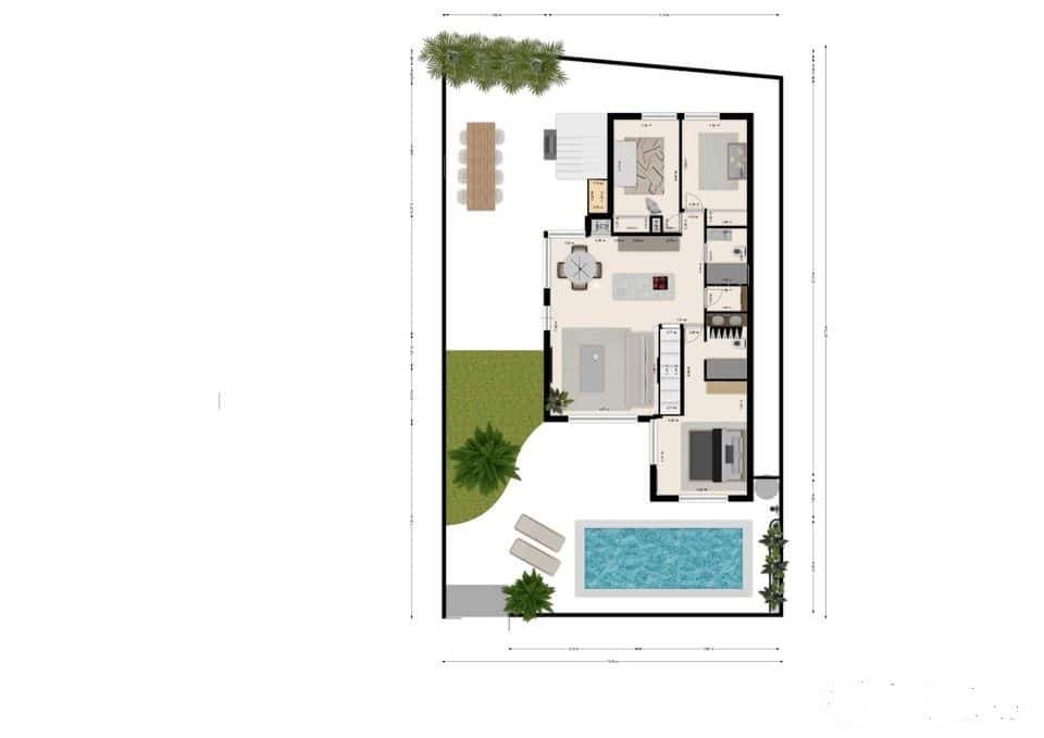 4 camera da letto Villa in vendita in San Miguel de Salinas con piscina - 605.000 € (Rif: 10063346)