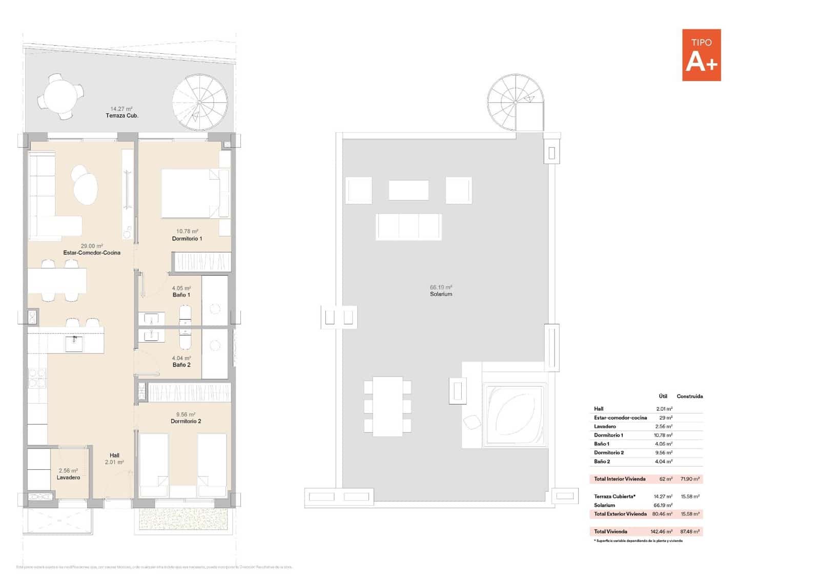 2 Zimmer Penthouse zu verkaufen in La Nucia mit Pool Garage - 449.427 € (Ref: 10085279)